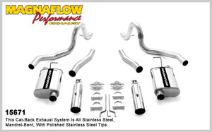 Magnaflow Cat Back System 1999-04 Mustang