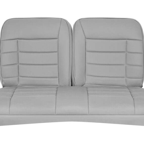 Mustang Rear Seat Covers 73-93 Coupe Grey Cloth