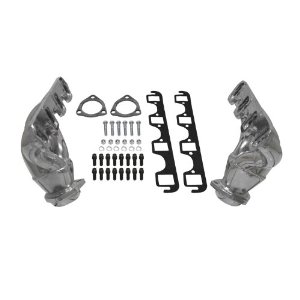Ford  Universal/Street Rod  289/302  V8  Shorty Headers  1-5/8in Primary  16 Gauge Tubing  3/8in Flange  Silver Ceramic Coating  409S Stainless Steel