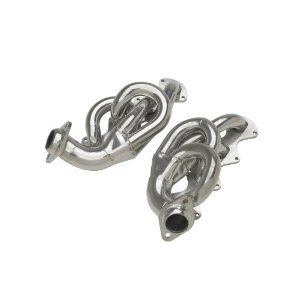 05-10 Mustang  GT  4.6L  V8  Shorty Headers  1-5/8in Primary  16 Gauge Tubing  3/8in Flange  Silver Ceramic Coating  CARB Certified  409S Stainless Steel