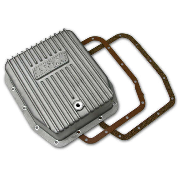 B&M Cast Deep Transmission Pan for AODE and 4R70W Transmission