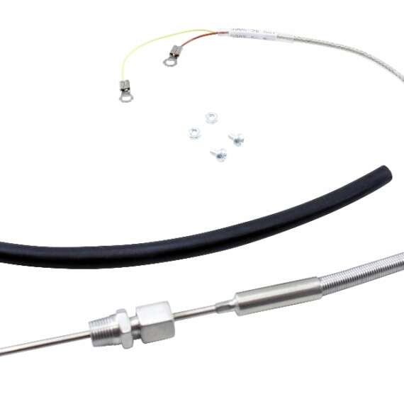 K-Type Closed Tip Thermocouple Sensor Kit. Inconel Sheath. 1/8" NPT Compression Fitting. Includes: K-Type Closed Thermocouple Sensor, 1/8" Compression Fitting & Ring Terminal Harness