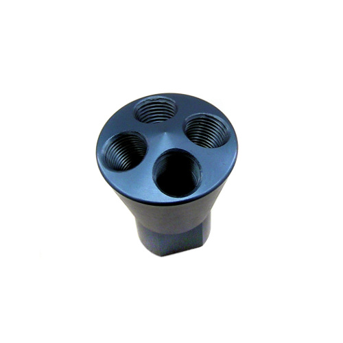 4 PORT SHOWERHEAD DIST BLOCK (BLUE)