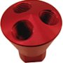 3 PORT SHOWERHEAD DIST BLOCK (RED)