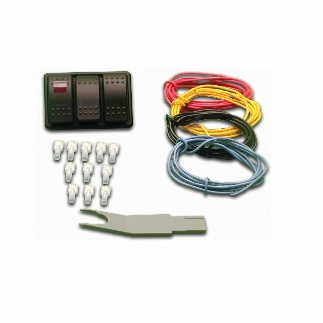 UNIVERSAL CONSOLE SWITCH PANEL (SYSTEM  HEATER  PURGE  AND BOTTLE OPENER)