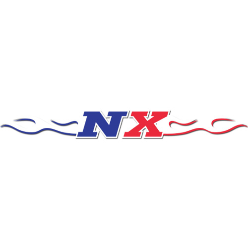 NX WINDSHIELD DECAL  FLAMES NX FLAMES