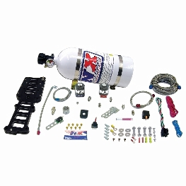 FORD 5.0L EDLEBROCK PERFORMER AND RPM PLATE WITH COMPOSITE BOTTLE