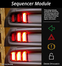 10-17 FORD MUSTANG TAIL LIGHT SEQUENCER DIODE DYNAMICS - Image 2