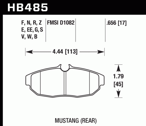 HAWK DTC-60 Brake Pad Sets - Image 2
