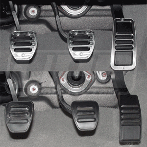 05-14 FORD MUSTANG BILLET PEDAL KIT (MANUAL TRASMISSION)