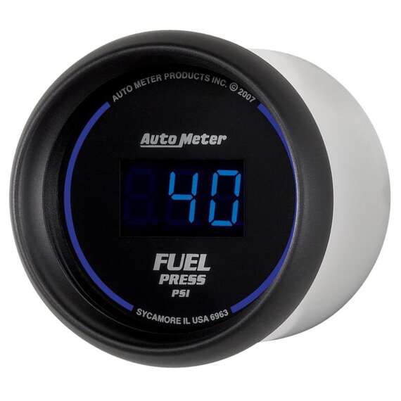Autometer 52.4mm 1-100 PSI Black Digital Fuel Pressure Gauge - Image 3