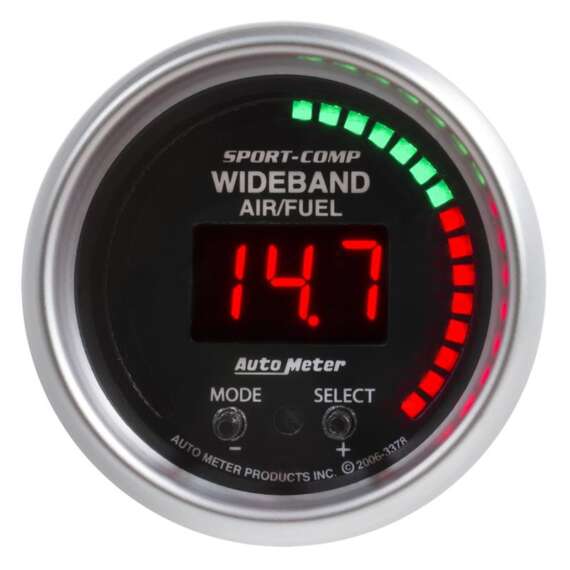 Autometer Sport-Comp 52mm Wideband Air/Fuel Gauge