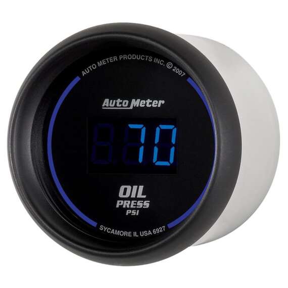 Autometer Cobalt Digital 52.4mm Black 0-100psi Oil Pressure Gauge - Image 3
