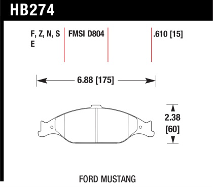 HAWK Ceramic Brake Pad Sets - Image 5