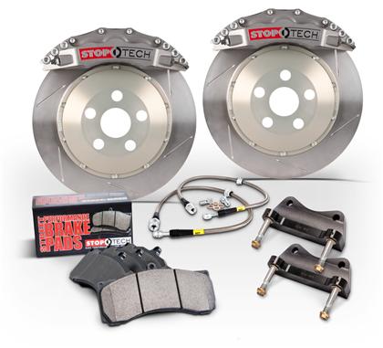 STOP-TECH 94-04 MUSTANG 332MM BIG BRAKE KIT (TROPHY SPORT CALIPER - SLOTTED ROTOR)
