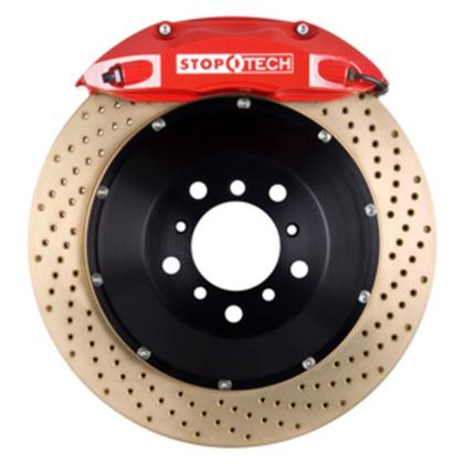 STOP-TECH 94-04 MUSTANG 355MM BIG BRAKE KIT (BLACK CALIPER - SLOTTED ZINC COATED ROTOR) - Image 3