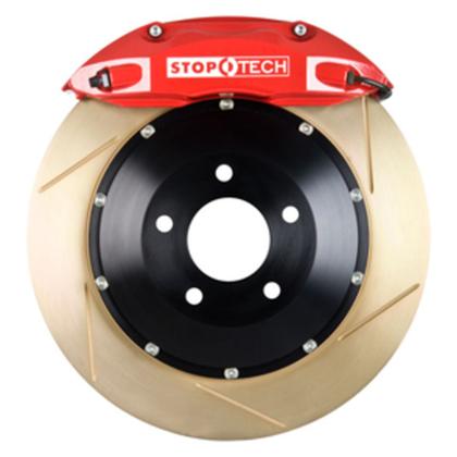 StopTech Front BBK Red ST-40 355x32mm Zinc Coated Slotted Rotors - Image 3