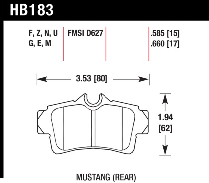 HAWK Ceramic Brake Pad Sets
