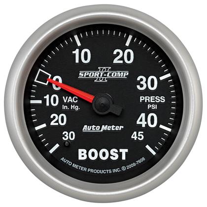 2-5/8" BOOST/VACUUM, 30 IN HG/45 PSI, MECHANICAL, SPORT-COMP II
