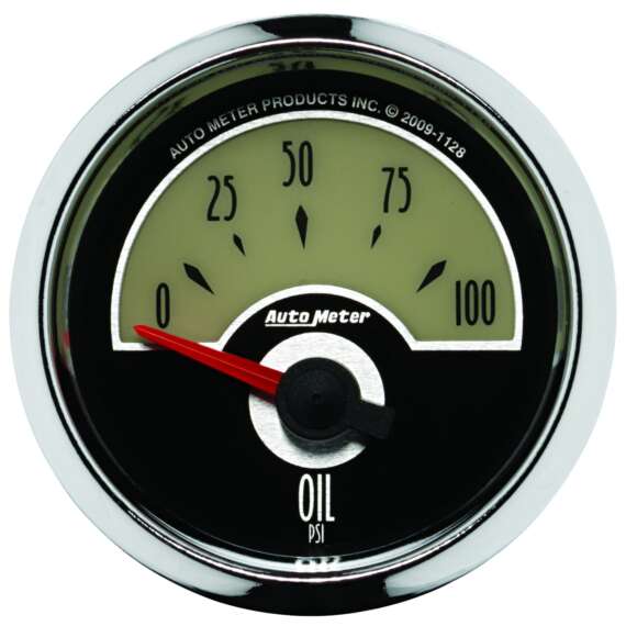 2-1/16" OIL PRESSURE, 0-100 PSI, AIR-CORE, AIR-CORE, CRUISER