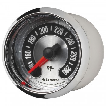 2-1/16" OIL TEMPERATURE, 140-280 °F, STEPPER MOTOR, AMERICAN MUSCLE - Image 2