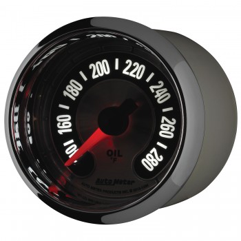 2-1/16" OIL TEMPERATURE, 140-280 °F, STEPPER MOTOR, AMERICAN MUSCLE - Image 3