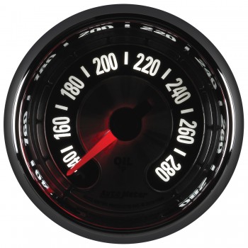 2-1/16" OIL TEMPERATURE, 140-280 °F, STEPPER MOTOR, AMERICAN MUSCLE - Image 4