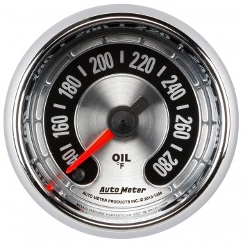 2-1/16" OIL TEMPERATURE, 140-280 °F, STEPPER MOTOR, AMERICAN MUSCLE