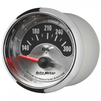 2-1/16" OIL TEMPERATURE, 140-300 °F, AIR-CORE, AMERICAN MUSCLE - Image 2