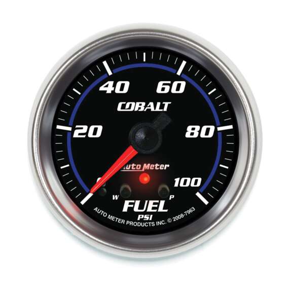 2-5/8" FUEL PRESSURE, 0-100 PSI, STEPPER MOTOR, COBALT
