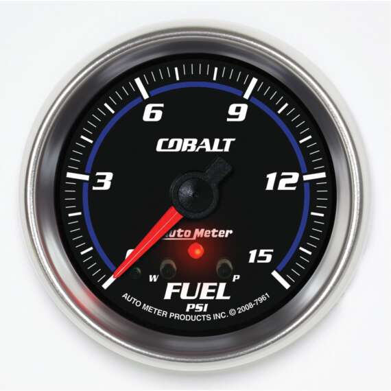 2-5/8" FUEL PRESSURE, 0-15 PSI, STEPPER MOTOR, COBALT