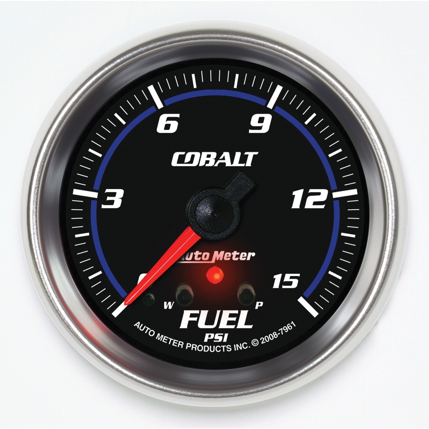 2-5/8" FUEL PRESSURE, 0-15 PSI, STEPPER MOTOR, COBALT