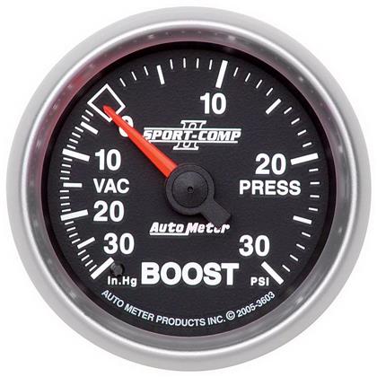 2-1/16" BOOST/VACUUM, 30 IN HG/30 PSI, MECHANICAL, SPORT-COMP II