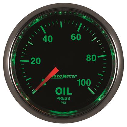 2-1/16" OIL PRESSURE, 0-100 PSI, MECHANICAL, GS - Image 3