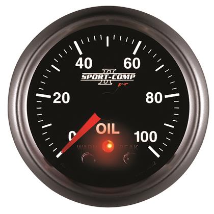 2-1/16" OIL PRESSURE, 0-100 PSI, STEPPER MOTOR, SPORT-COMP II - Image 4