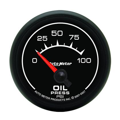 2-1/16" OIL PRESSURE, 0-100 PSI, AIR-CORE, ES