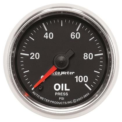 2-1/16" OIL PRESSURE, 0-100 PSI, STEPPER MOTOR, GS