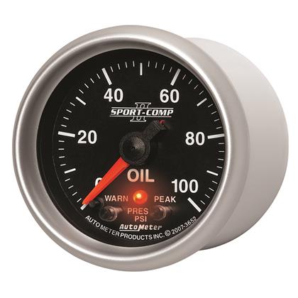 2-1/16" OIL PRESSURE, 0-100 PSI, STEPPER MOTOR, SPORT-COMP II - Image 5
