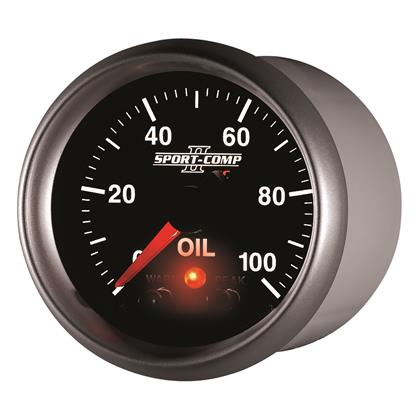 2-1/16" OIL PRESSURE, 0-100 PSI, STEPPER MOTOR, SPORT-COMP II - Image 6