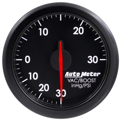 2-1/16" BOOST/VAC, 30 IN HG/30 PSI, AIR-CORE, AIRDRIVE, BLACK