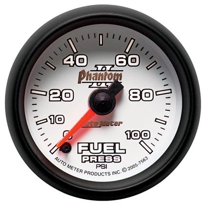 2-1/16" FUEL PRESSURE, 0-100 PSI, STEPPER MOTOR, PHANTOM II - Image 3