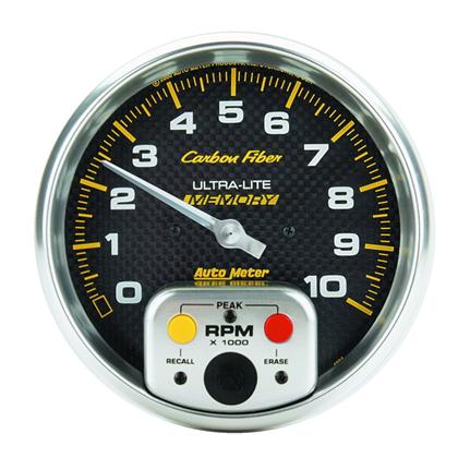 2-1/16" FUEL PRESSURE, 0-100 PSI, STEPPER MOTOR, CARBON FIBER - Image 4