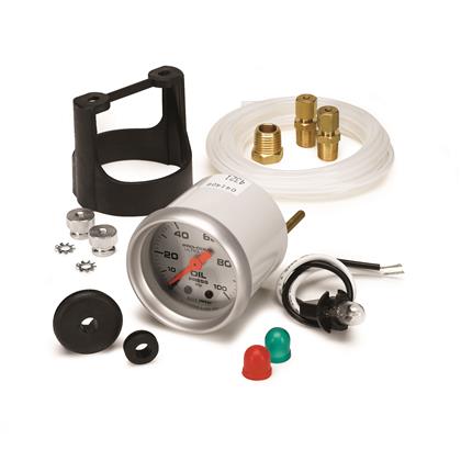 2-1/16" OIL PRESSURE, 0-100 PSI, MECHANICAL, ULTRA-LITE - Image 3