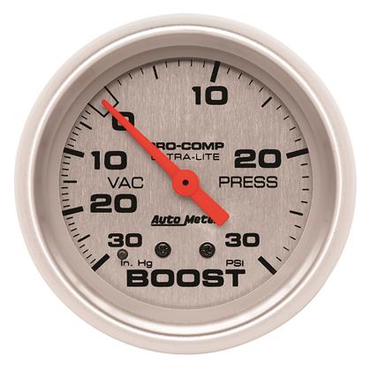 2-5/8" BOOST/VACUUM, 30 IN HG/30 PSI, MECHANICAL, ULTRA-LITE