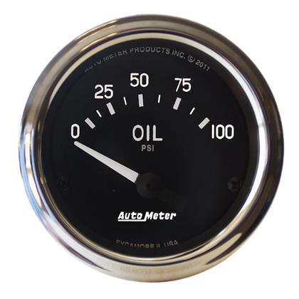 2-1/16" OIL PRESSURE, 0-100 PSI, AIR-CORE, AIR-CORE, COBRA