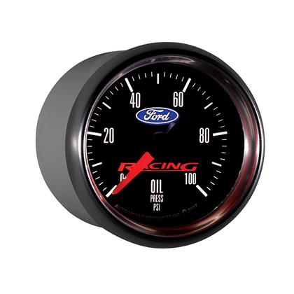 2-1/16" OIL PRESSURE, 0-100 PSI, STEPPER MOTOR, FORD RACING - Image 2