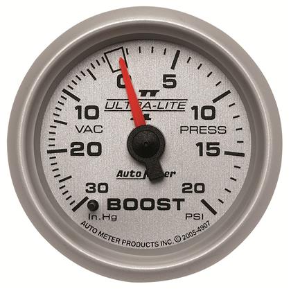 2-1/16" BOOST/VACUUM, 30 IN HG/20 PSI, MECHANICAL, ULTRA-LITE II