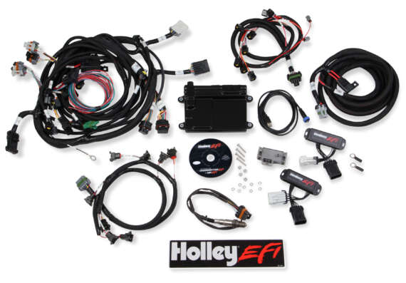 1999-2004 Holley EFI ECU & HARNESS KIT 4 Valve Modular Engines