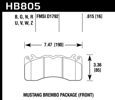 HAWK Ceramic Brake Pad Sets - Image 2