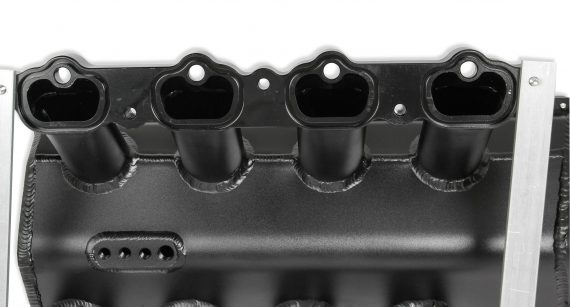 SNIPER EFI FABRICATED RACE SERIES INTAKE MANIFOLD - 2011-19 FORD 5.0 COYOTE BLACK - Image 4